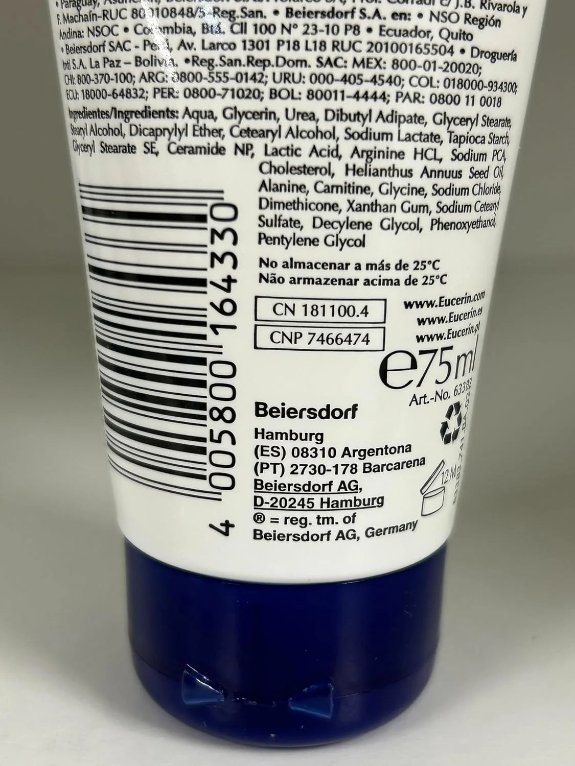 Eucerin Repairing Hand Cream 5% Urea 2 x 75ml
