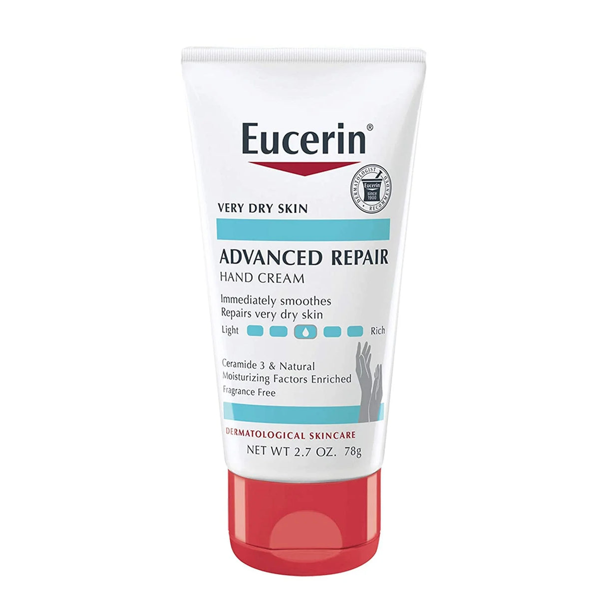 Eucerin Intensive Repair Extra-Enriched Hand Creme, 2.7 Ounce (Pack of 3)