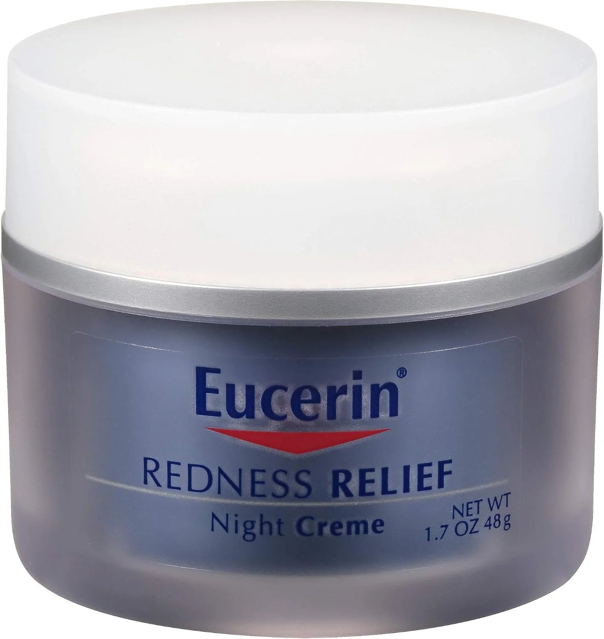 Eucerin Redness Relief Night Creme - Hydrating Cream Safe for Sensitive, Redness-Prone Skin & Rosacea - 1.7 oz Jar