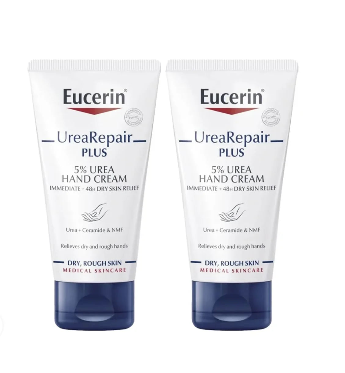 Eucerin Repairing Hand Cream 5% Urea 2 x 75ml